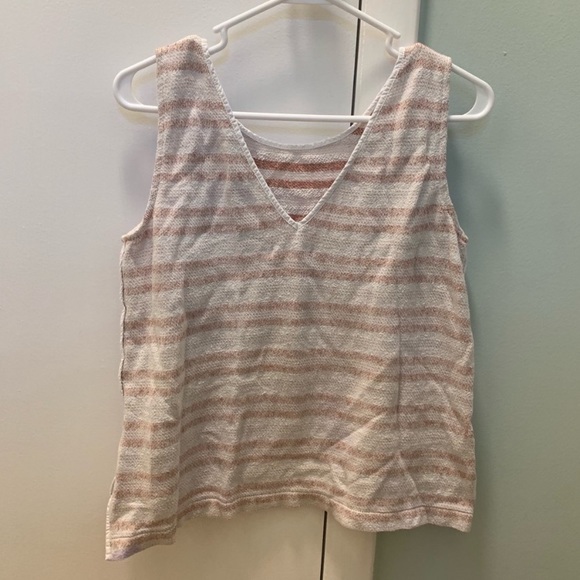 Madewell Terry V-Back Tank Top - Picture 3 of 4